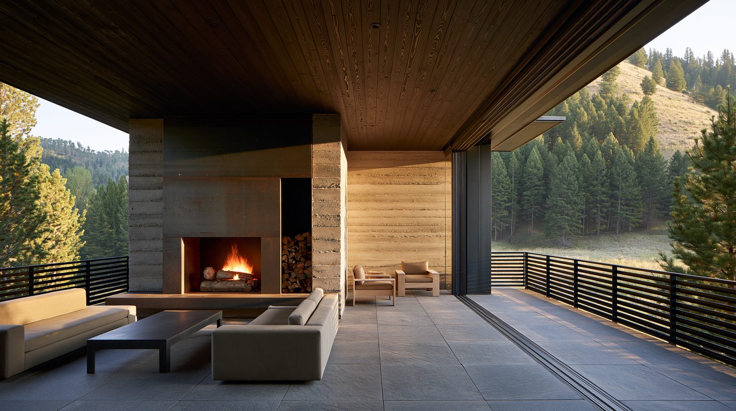 Covered outdoor room